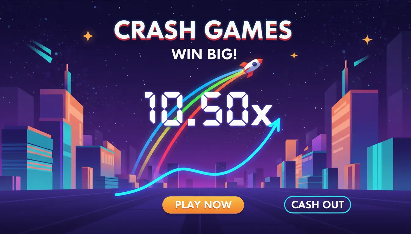 Spil crashspil hos 1bet casino